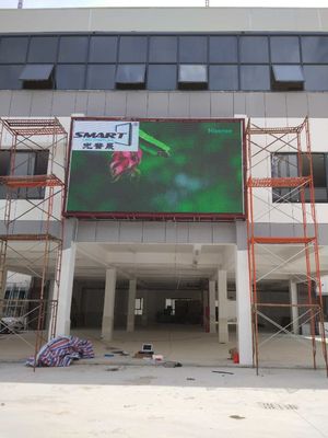 P6 Tahan Air Tahan Lama Luar Ruangan Layar Video LED 6500mcd Kecerahan Tinggi Pabrik Shenzhen