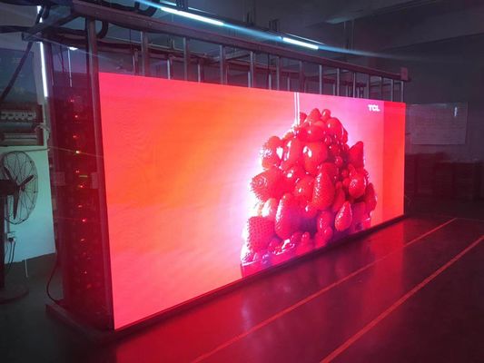 Intensitas Luminous Adjustable P1.923 Indoor LED Video Screen Magnet Layanan 400mm * 300mm Pabrik Shenzhen