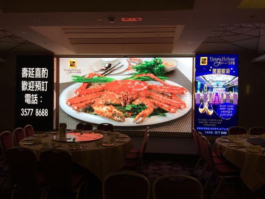 P4 Indoor LED Video Screen 60Hz Frekuensi 5V 3.6A Untuk Pusat Perbelanjaan dan Pabrik Hotel Shenzhen