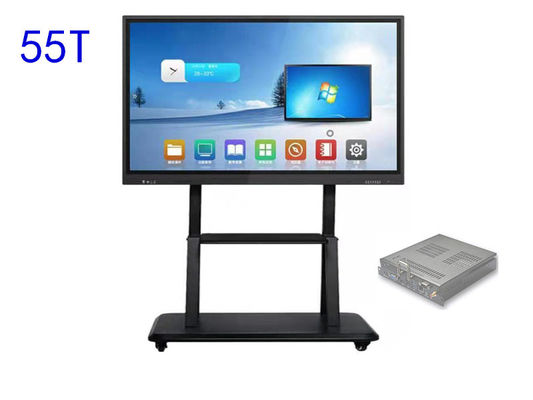 Layar Layar LCD Smart Touch TV Board Dengan PC Windows dan Sistem Android 55T Inch Pabrik Shenzhen