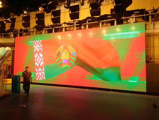 Layar Video LED Dalam Ruangan Ultra Slim SMD 2020 Pabrik Shenzhen Bersertifikat CE ROSH Penuh Warna